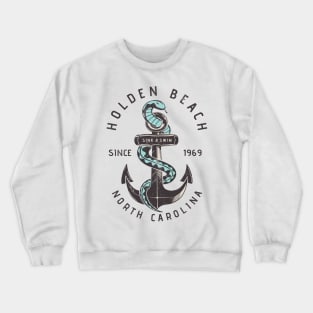 Sea Serpent Anchor Holden Beach, NC Crewneck Sweatshirt